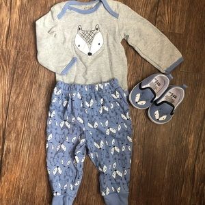 Baby Boy Matching Outfit with Matching Shoes